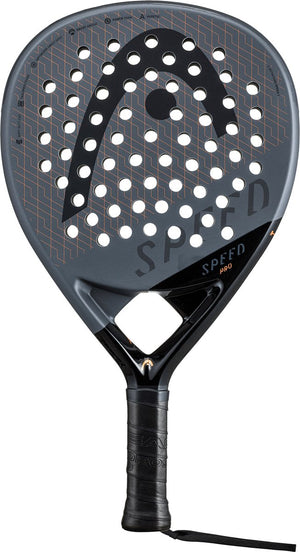 Head speed pro (druppel) - 2023 padel racket - zwart grijs