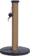 Designed by lotte krabpaal ribbed - incl speeltje - ribbed stof jute - antraciet - 41x41x70 cm