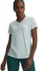 Under armour tech ssv- solid-grn dames sportshirt - refresh mint - wit