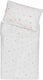 Jollein - dekbedovertrek met sloop 100x140cm - dekbed ledikant, dekbedovertrek baby - lovely birds