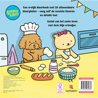 Load image into Gallery viewer, Lantaarn publishers sunny vibes kleurboek sweet life | 2 stuks
