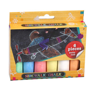 Basic stoepkrijt in doos 6 stuks | 12 stuks