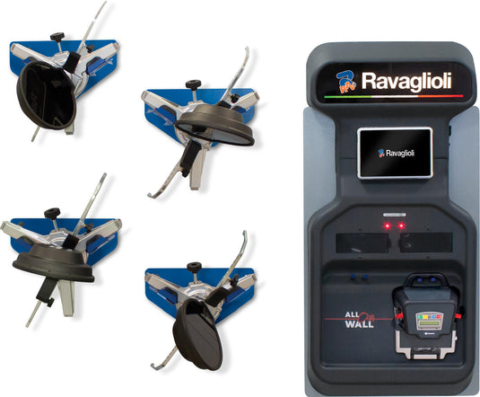Ravaglioli uitlijn apparatuur rav3d2.0wall.3s 3d wheel alignment system tabletversion