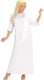 Finidi romeinse toga wit unisex