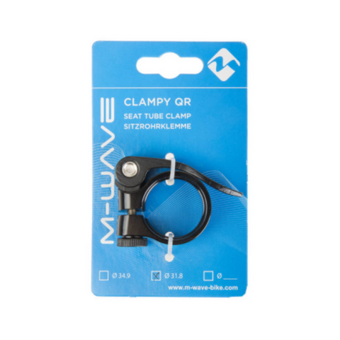 Seatpost clamp Clampy-QR 34.9 mm aluminum black