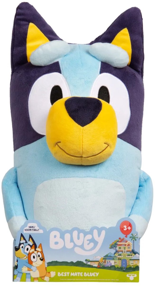 Load image into Gallery viewer, Moose toys bluey jumbo pluchen knuffel, 46cm
