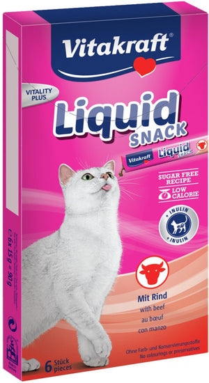 Vitakraft cat liquid rund - kattensnack - 6 st