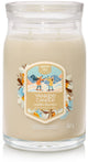 Yankee candle - vanilla flurries large jar geurkaars - 90 branduren - twee lonten