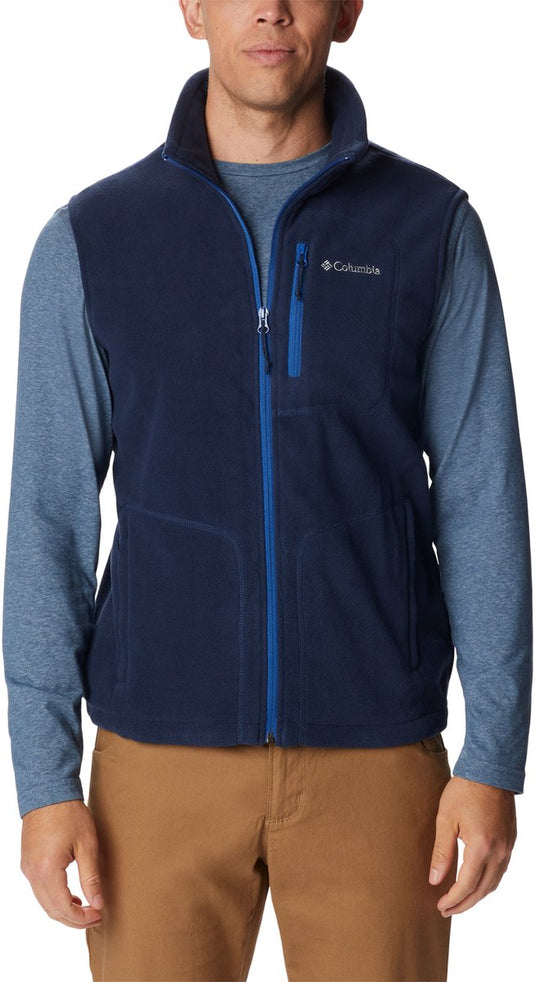 Columbia fast trek™ fleece vest heren outdoorvest - collegiate navy