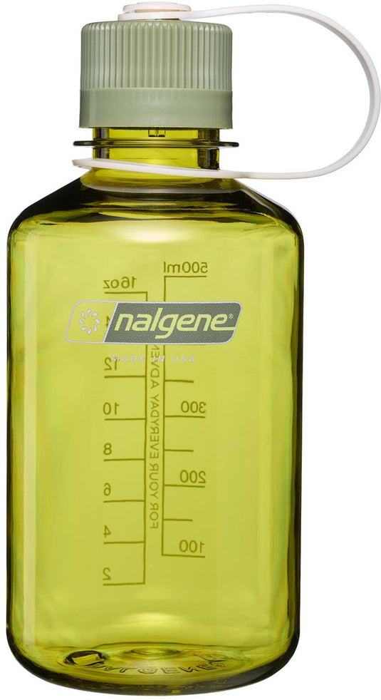 Nalgene - narrow-mouth bottle - drinkfles - waterfles - 500ml - endive w oil green sustain nieuw!