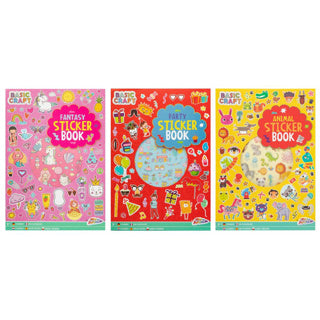 Load image into Gallery viewer, Grafix a4 stickerboek 8 vellen 3 assorti | 6 stuks
