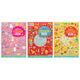 Grafix a4 stickerboek 8 vellen 3 assorti | 6 stuks