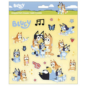 Undercover foam stickers bluey