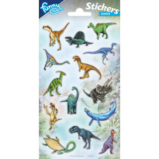 Totum stickervel dino's