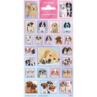 Totum stickervel cutie puppies