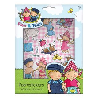 Load image into Gallery viewer, Fien en teun fien teun raamstickers | 3 stuks
