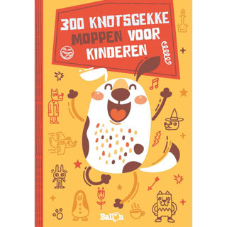 Standaard uitgeverij boek 300 knotsgekke moppen voor kinderen | 2 stuks