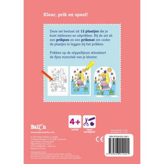 Load image into Gallery viewer, Standaard uitgeverij prikblok prinsessen | 2 stuks
