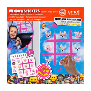 Raamstickers emoij assorti | 24 stuks