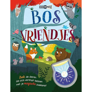 Rebo publishers interactief zoekboek bosvriendjes met zaklamp