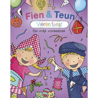 Boek fien en teun vieren feest