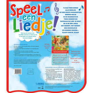Geluidenboek speel een liedje! pianoboek