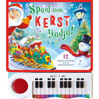Boek geluidenboek kerst pianoboek