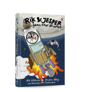 Afbeelding laden in galerijviewer, Boek rik en jesper gaan naar de maan
