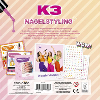 Studio 100 k3 doeboek - nageldesign