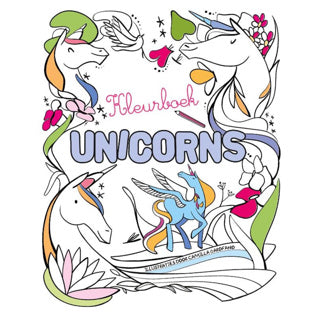 Boek kleurenboek unicorns | 2 stuks