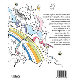 Boek kleurenboek unicorns | 2 stuks