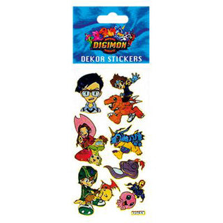 Stickers digimon groot assorti | 100 stuks