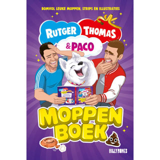 Load image into Gallery viewer, Boek moppenboek rutger, thomas en paco

