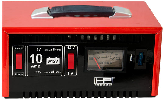 Hp acculader charger 6 12v 10a 15-120ah, metal