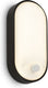 Briloner ruch - led wandlamp voor buiten - 3830015 - bewegingsmelder - spatwater- en stofdicht - bereik 6m - 100 graden detectie - warm wit licht - 22 x 10,5 x 6 cm - zwart