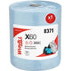 Poetspapier wypall x60 hydroknit 290x290x315mm blauw rol 500 vel