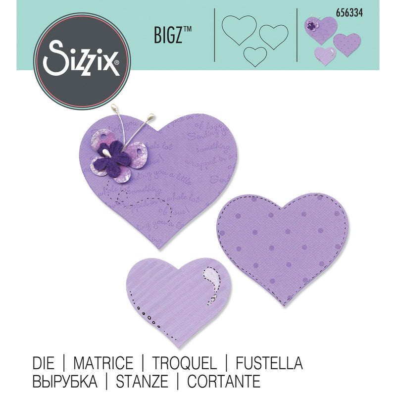Load image into Gallery viewer, Sizzix • bigz die hearts

