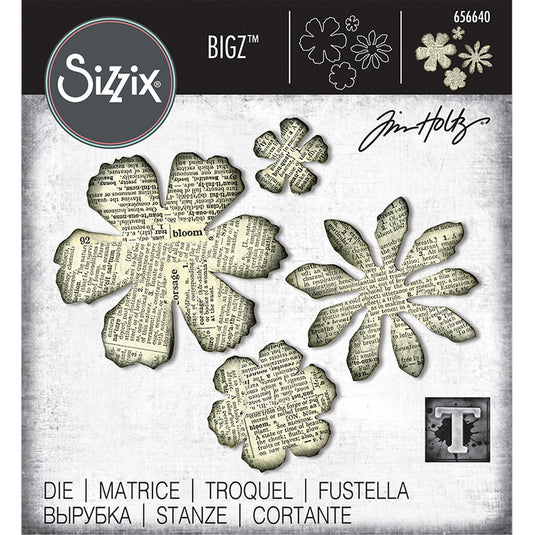 Sizzix • tim holtz bigz die tattered florals