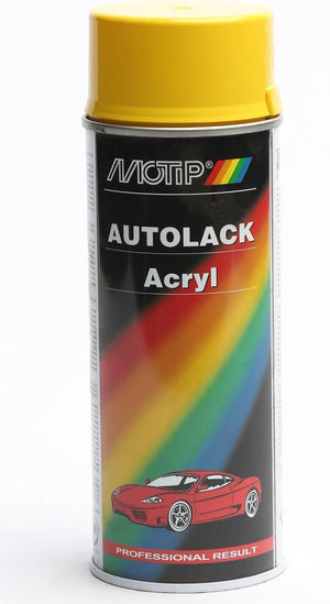 Motip 43900 - autolak spuitbus - geel - 400ml