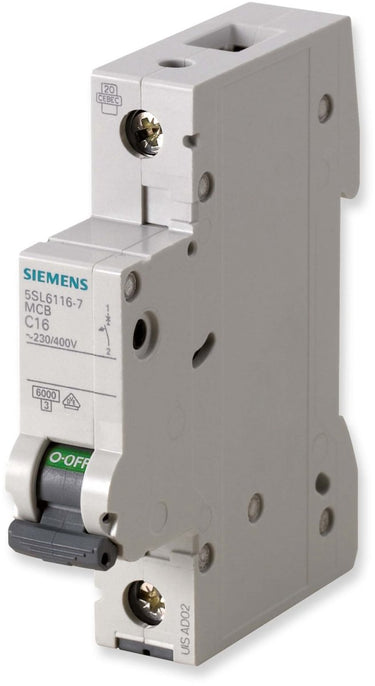 Siemens zekeringautomaat 1-polig 20 a 230 v, 400 v 5sl61206