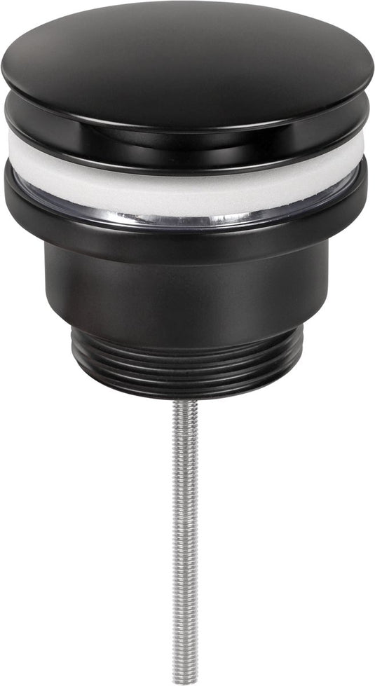 Differnz design afvoerplug mat zwart