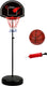Get go basketbalstandaard - verstelbaar - bal + pomp - zwart - tot 172 cm