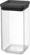 Brabantia tasty+ voorraadbus - stapelbaar - 1,6 l - dark grey