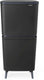 Brabantia sortup hi prullenbak 20 + 25 liter - afvalscheiding - dark grey