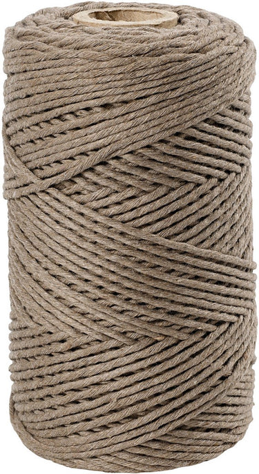 Creativ company macramékoord 2 mm 198 m lichtbruin