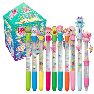 Load image into Gallery viewer, Gear2play pen maker magic - deluxe: mega pennenset - maak 10 unieke pennen met kralen, bedels en allerlei figuren
