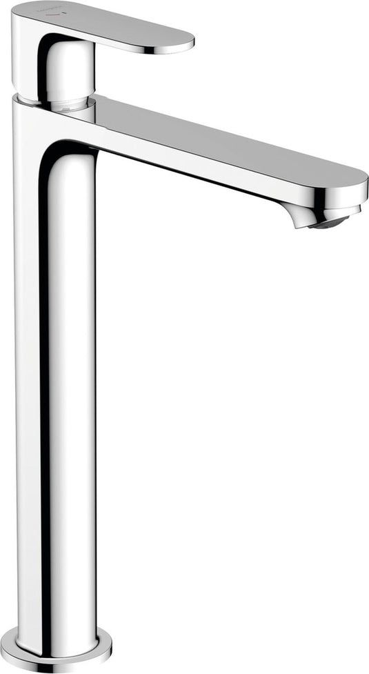 Hansgrohe rebris s - wastafelmengkraan - ééngreeps bediening - coolstart energiebesparend - ecosmart+ waterbesparend - met trekwaste - 240mm maat - chroom