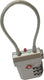 Travelsafe - tsa kabelslot - grijs