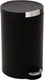 Eko - artistic pedaalemmer 20 liter - stainless steel plastic - mat zwart - prullenbak