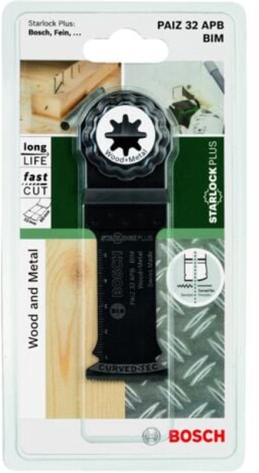 Bosch accessoires bosch paiz 32 apb bim invalzaagblad - 32 x 60 mm - voor hout en metaal